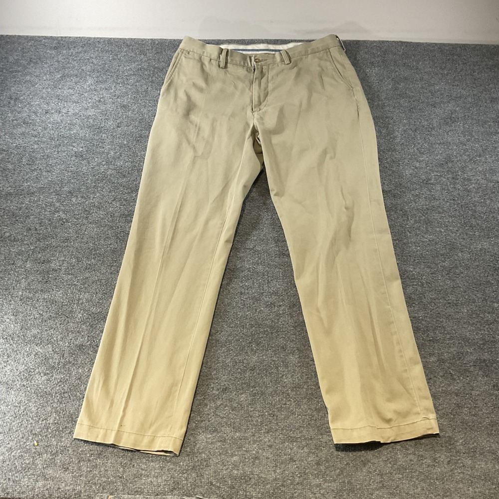 Polo Ralph Lauren Classic Fit Chinos Mens 36x32 Tan Khaki Cotton Twill Pants